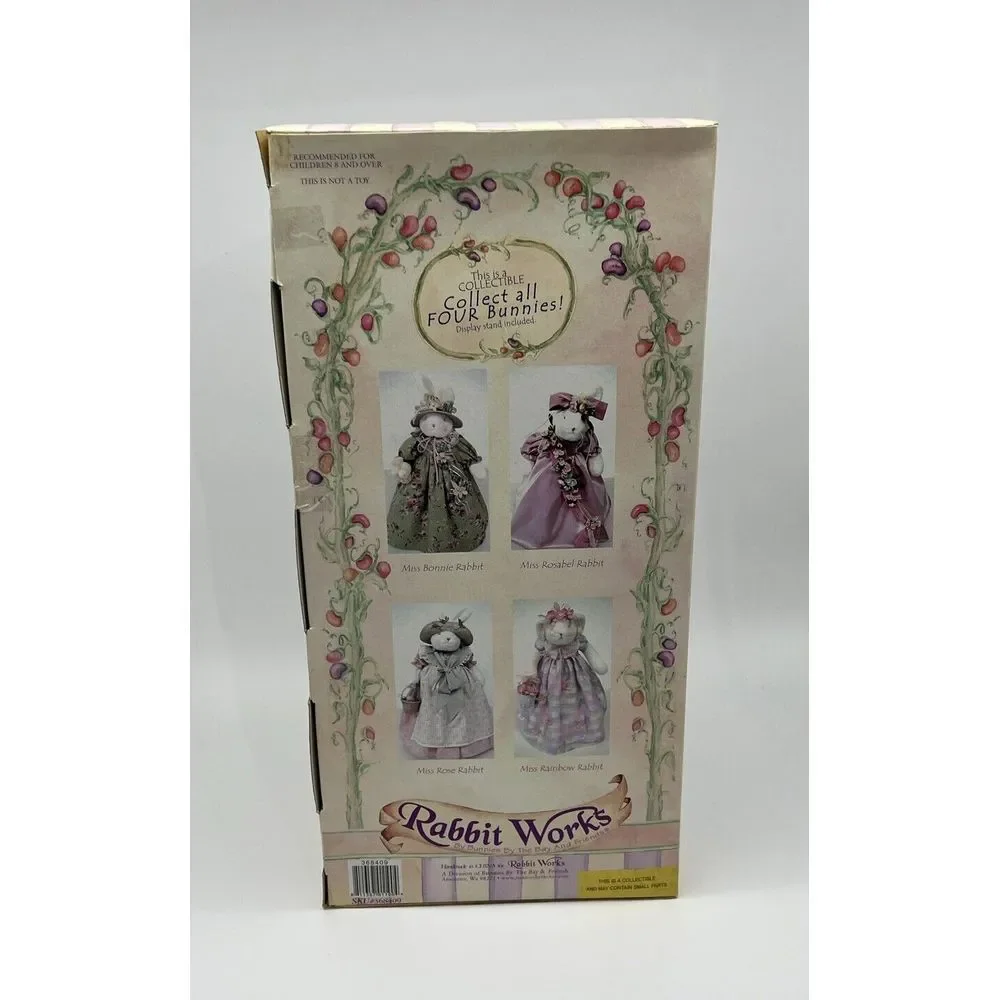 Rabbit Works Miss‎ Rose Rabbit brand new collectible Vintage